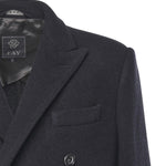Cappotto doppiopetto in jersey di lana NAM5151018JXLQ U808 FAY 