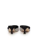 Mules Carolyne in tessuto 1263126 978I MANOLO BLAHNIK 