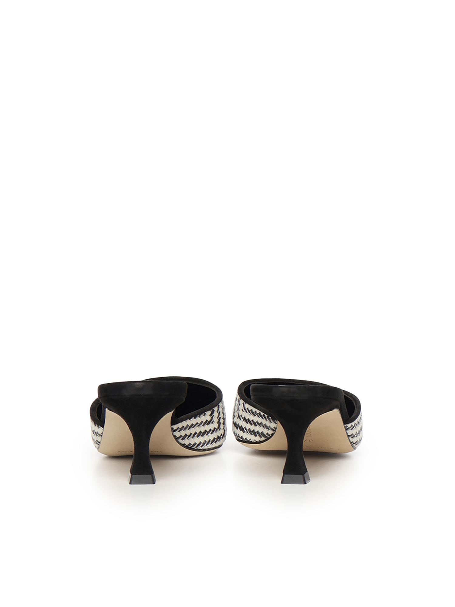 Mules Carolyne in tessuto 1263126 978I MANOLO BLAHNIK 