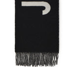 Sciarpa con frange e logo ACU00435AOT4001 990 JACQUEMUS 
