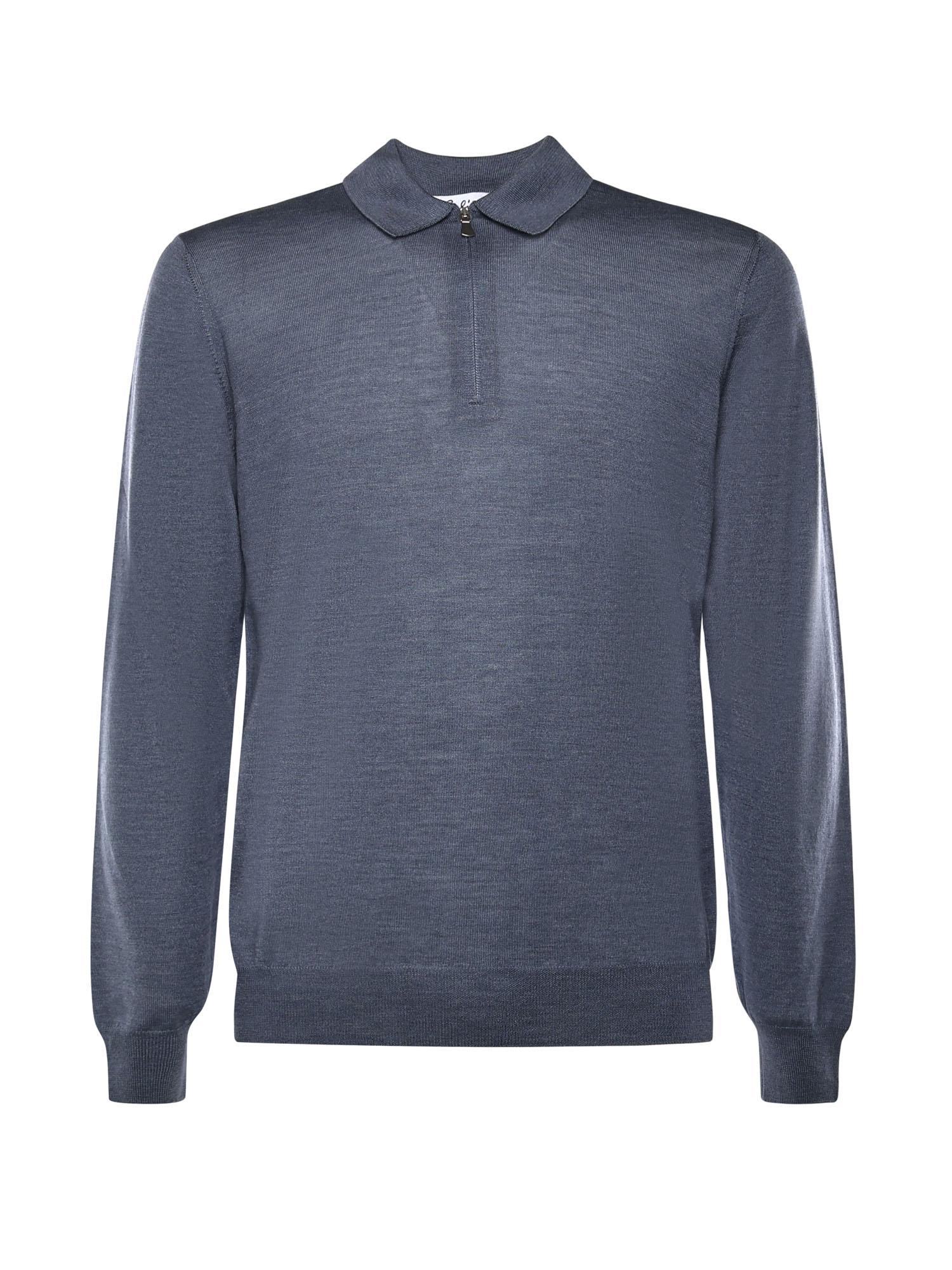 Maglia in lana con colletto polo 13190 57137540 GALIANO 