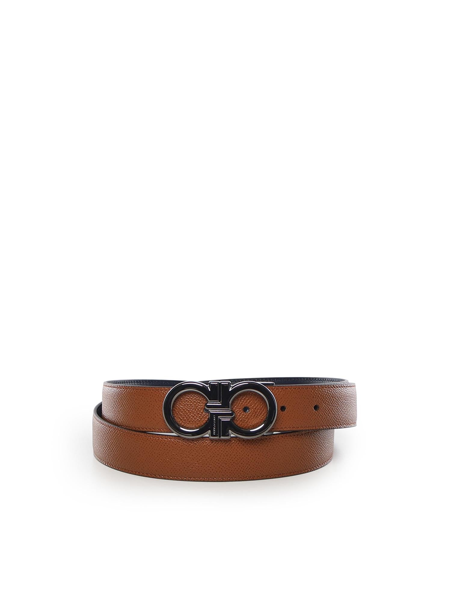 Cintura Gancini in pelle 670644 791058001 FERRAGAMO 