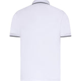 Polo in piqué di cotone con patch Compass L1S152200010 S0018V1001 STONE ISLAND 