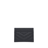 Cassandre Matelassè portacarte in grain de poudre 423291 BOW021000 SAINT LAURENT 