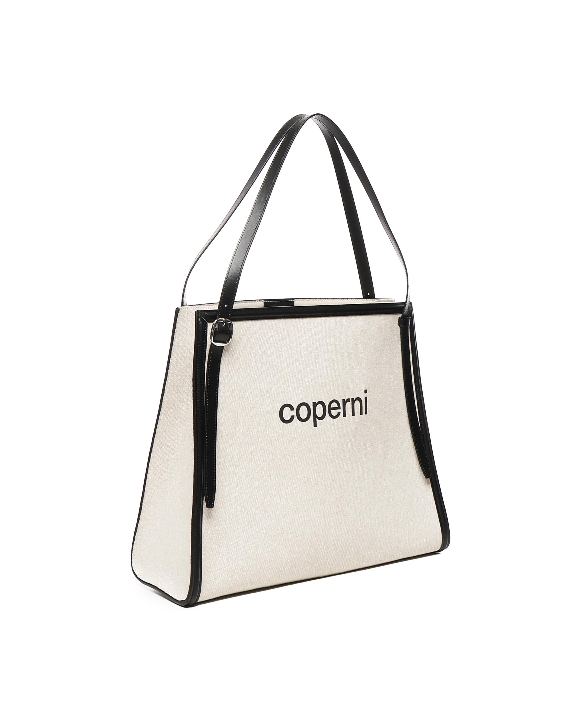 Borsa tote con logo COPBA77F2027 BEI COPERNI 