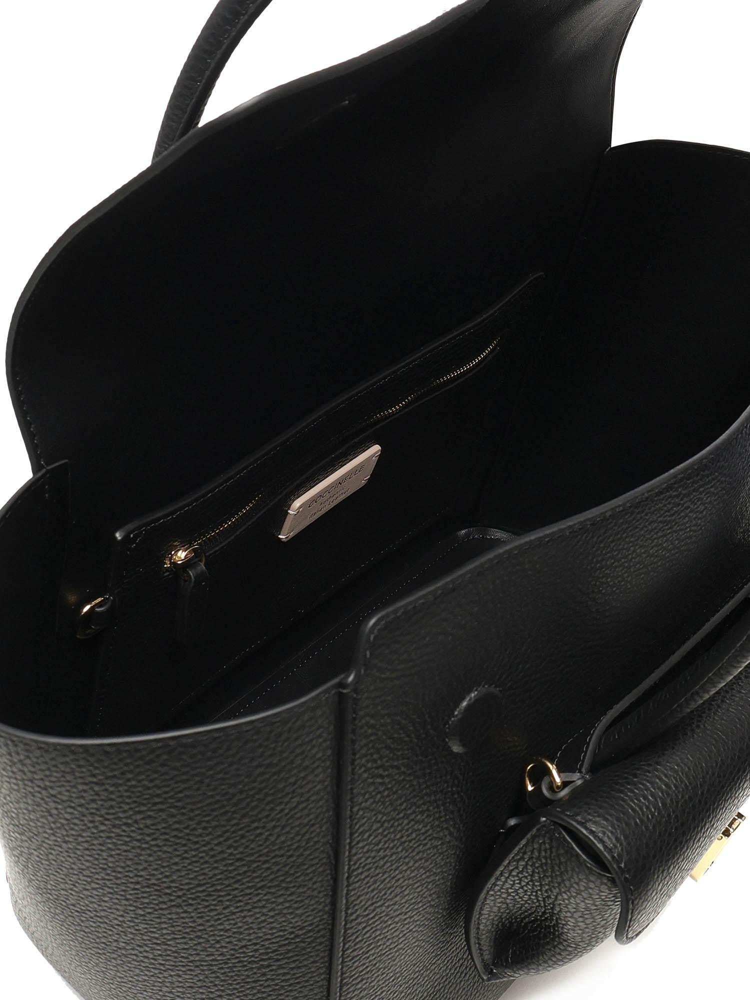 Tote bag Beat in pelle E1T8A110201 001 COCCINELLE 