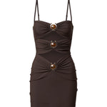 Mini abito in lycra 25047367 UMBER CHRISTOPHER ESBER 
