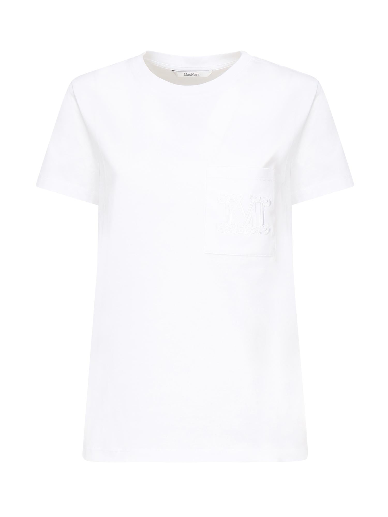 T-shirt in jersey di cotone 2521946041600 001 MAX MARA 
