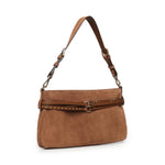 Borsa a spalla media Belt Bag in suede 106176 A0F6L17Q PINKO 