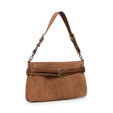 Borsa a spalla media Belt Bag in suede 106176 A0F6L17Q PINKO 