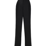 Pantaloni a vita alta con pieghe FTC17T FUBGBN0000 DOLCE & GABBANA 
