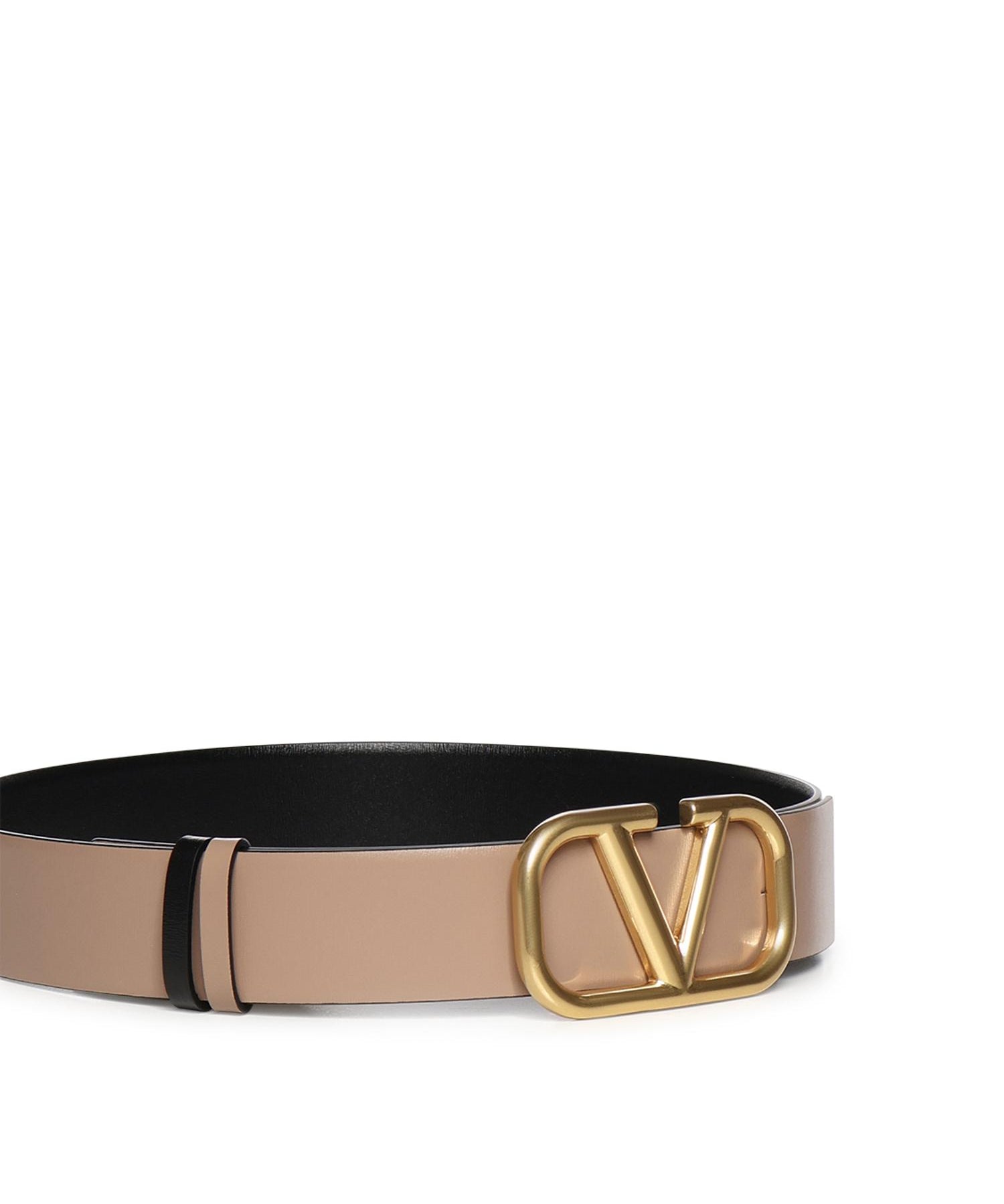 Cintura Reversibile VLogo Signature in vitello 8W2T0S11 ZFRLC8 VALENTINO GARAVANI 