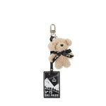 Portachiavi con logo<BR/> 73PC9IX01 DOGINONATURALE/NERO V° 73 