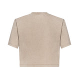 T-shirt cropped con logo<BR/> FS9715 ASNIF1RX7 FENDI 