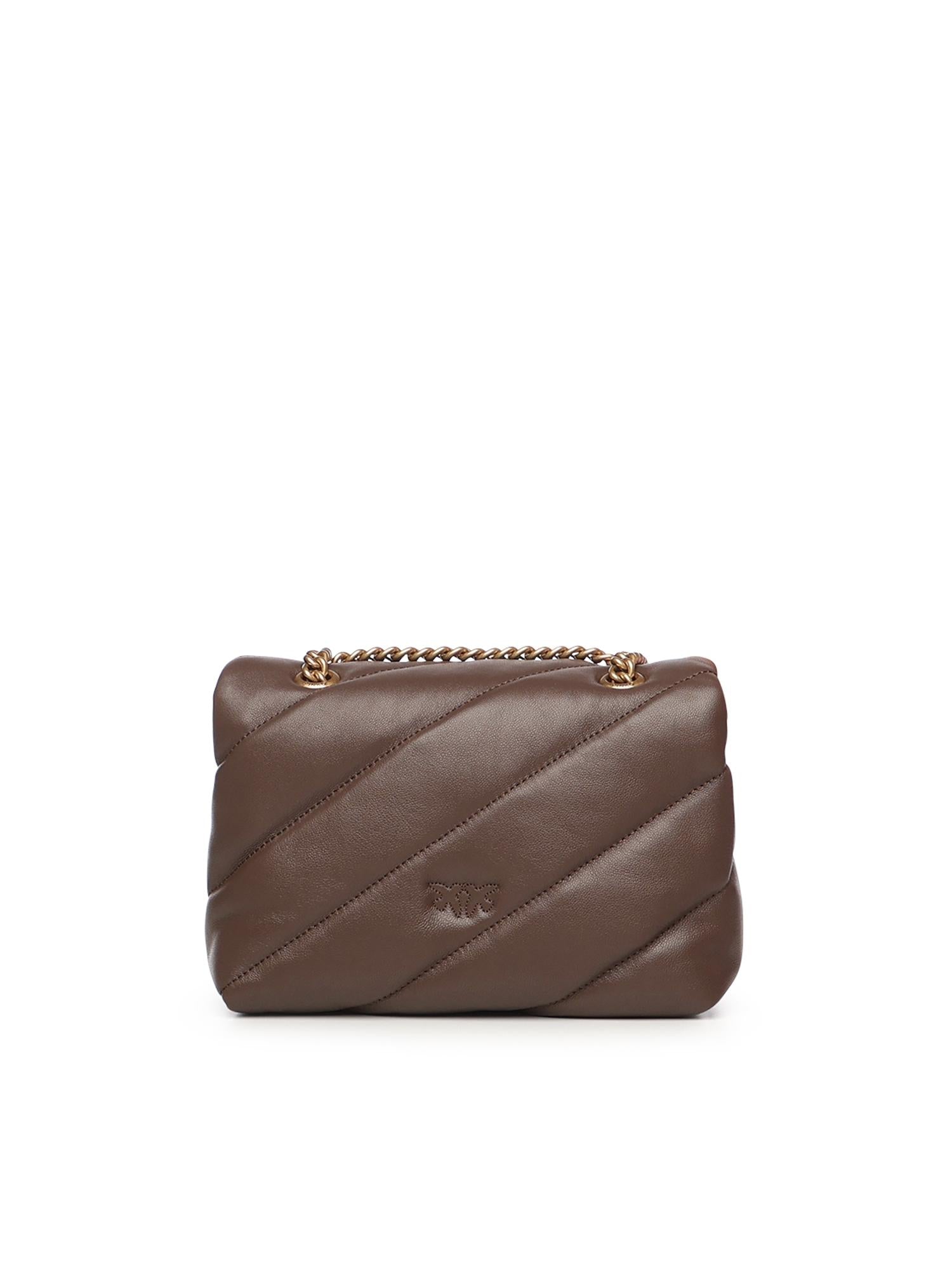 Borsa Mini Love Bag Puff in pelle 100039 A0F2L74Q PINKO 