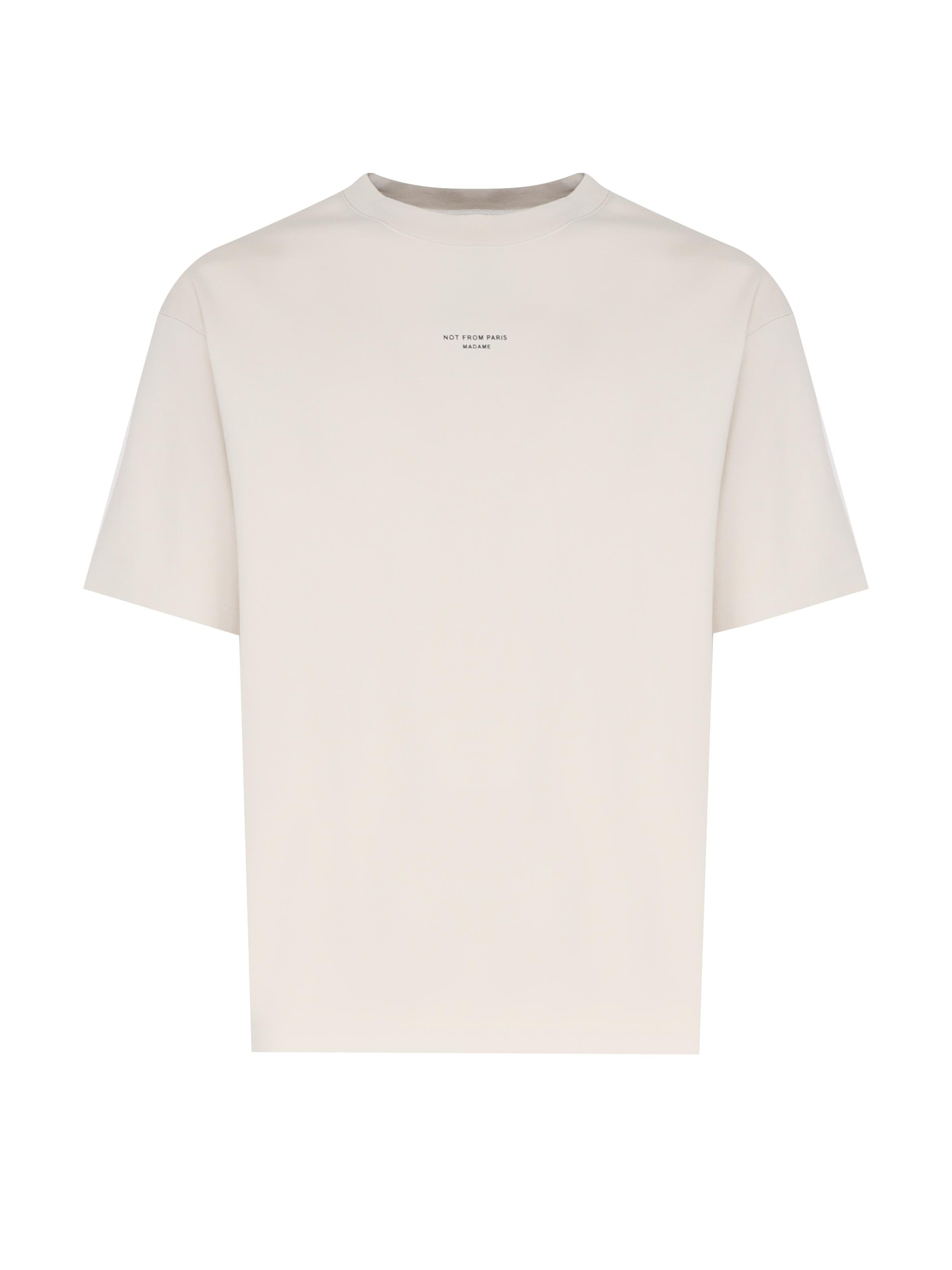 T-shirt Le Slogan Classique in cotone PERMTS202CO002 MT Drôle de Monsieur 