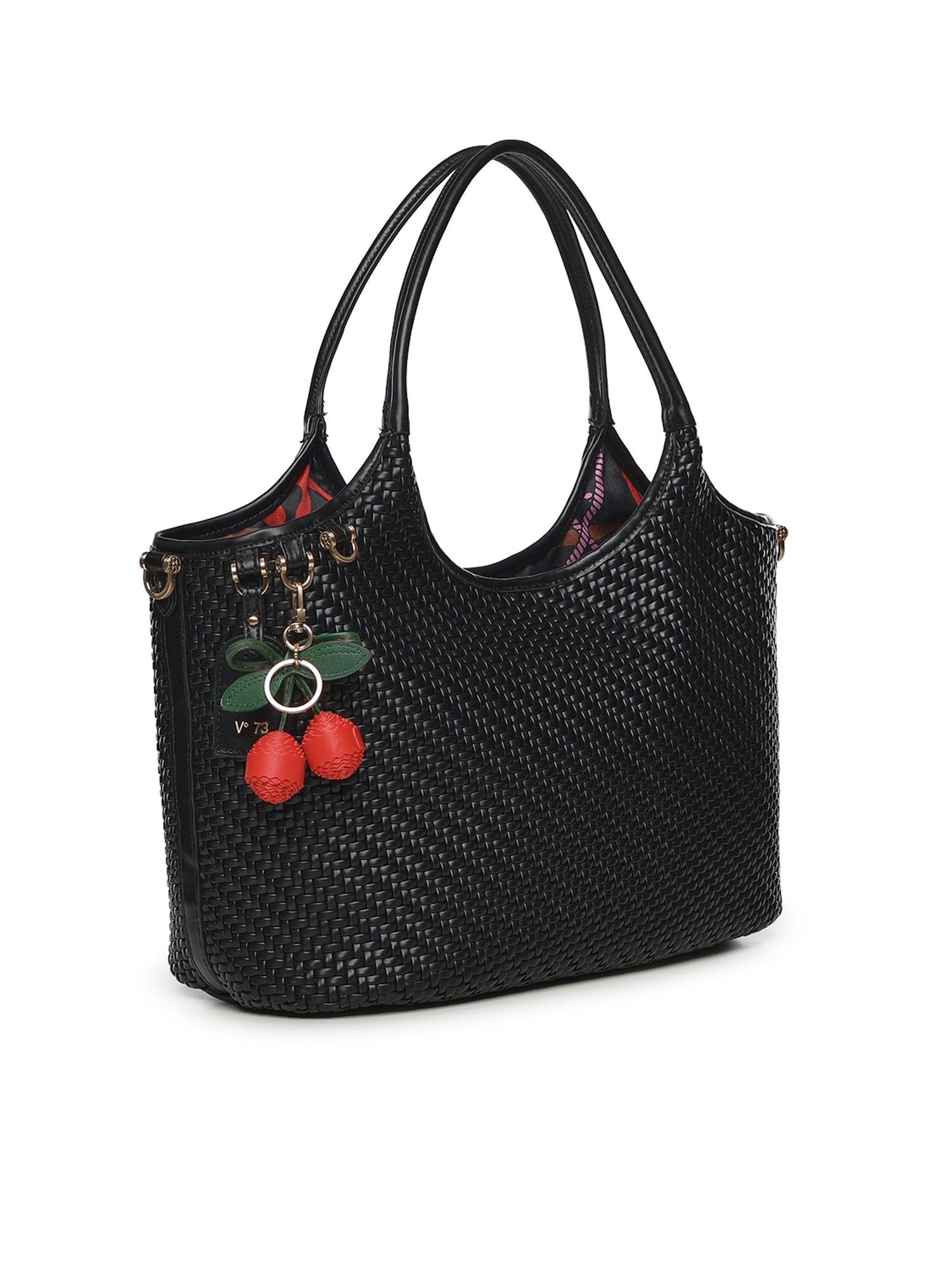 Borsa Zelda in pelle 73BS9O601 ZELDANERO V° 73 