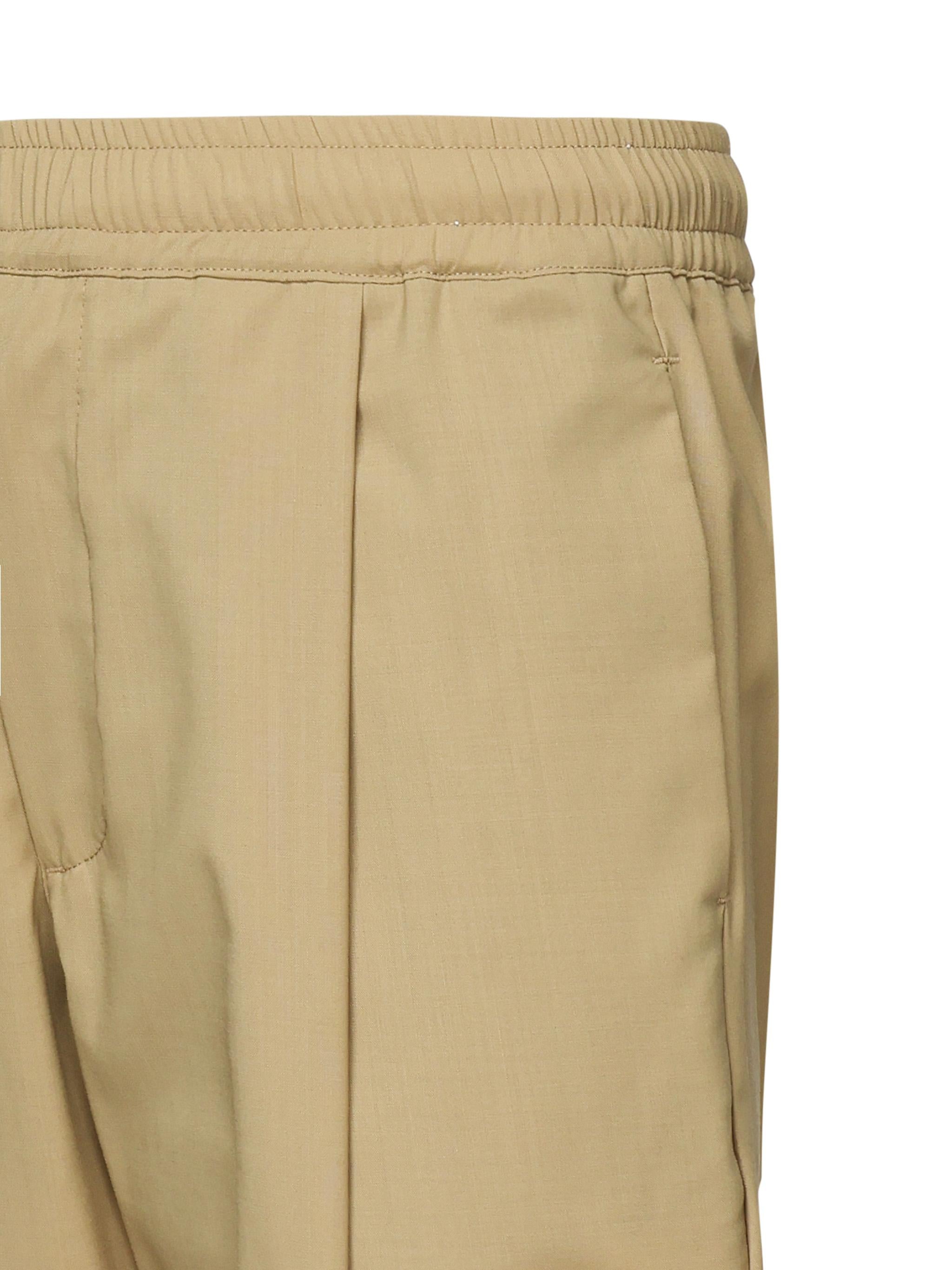 Pantaloni Fresh in fresco lana FRESH CAMEL GIULIANO GALIANO 