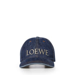 Cappello in denim con logo K820358X49 8798 LOEWE 