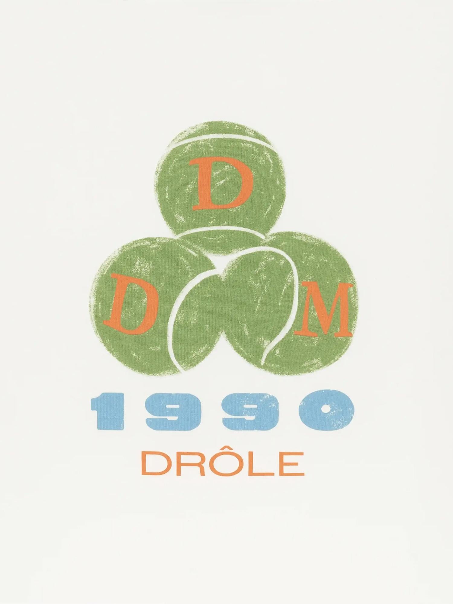 T-shirt Drôle 1990 in jersey LTS328CO248 OW Drôle de Monsieur 