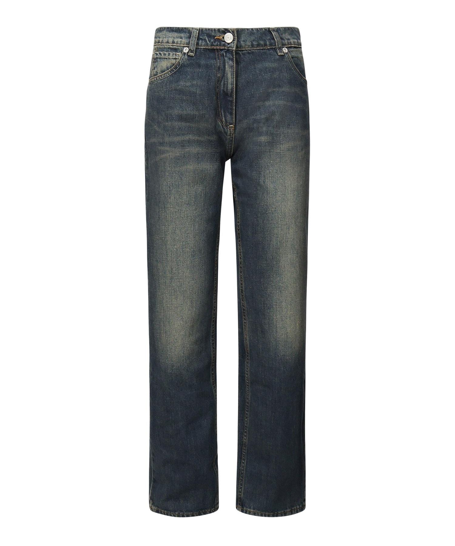 Jeans a gamba dritta in denim 1807250000021  MAGDA BUTRYM 