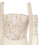 Abito lungo Camellia in pizzo GLSS26DRL08  GALIA LAHAV 
