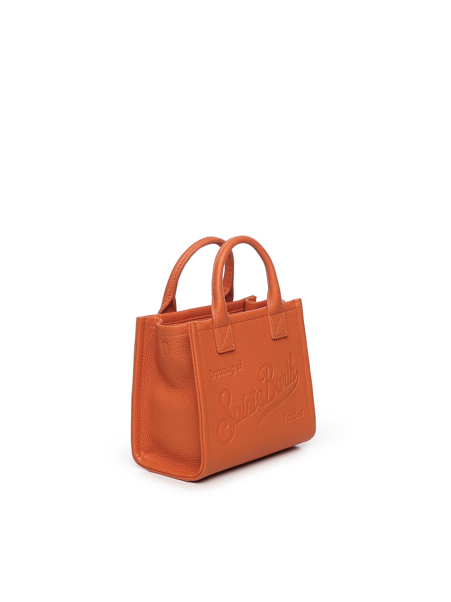 Mini bag Vanity in pelle<BR/> VANMI001 00751I MC2 SAINT BARTH 