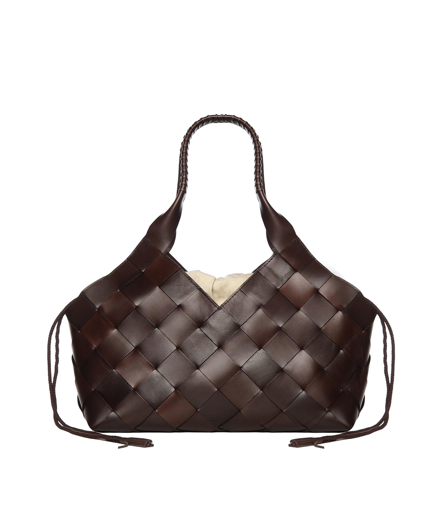 Borsa tote Castello in pelle 8111 DK BROWN DRAGON DIFFUSION 