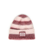 Cappello in mohair con logo 5HC378 2CVEF04BG MIU MIU 