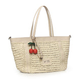 Borsa shopping con logo 73BS9M301 ALISYAOFF WHITE V° 73 