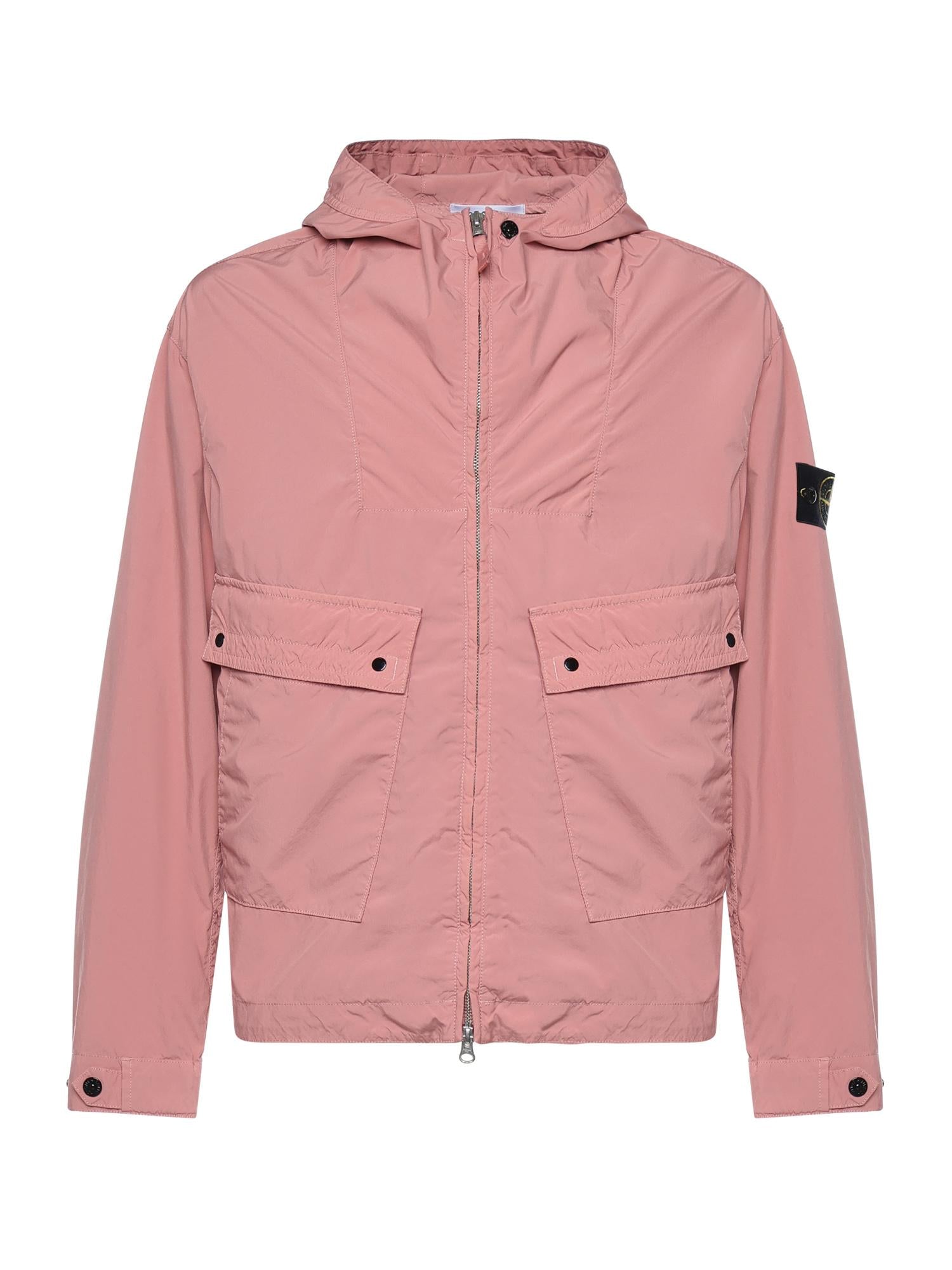 Giacca con cappuccio e logo L1S154100052 S0042V008G STONE ISLAND 