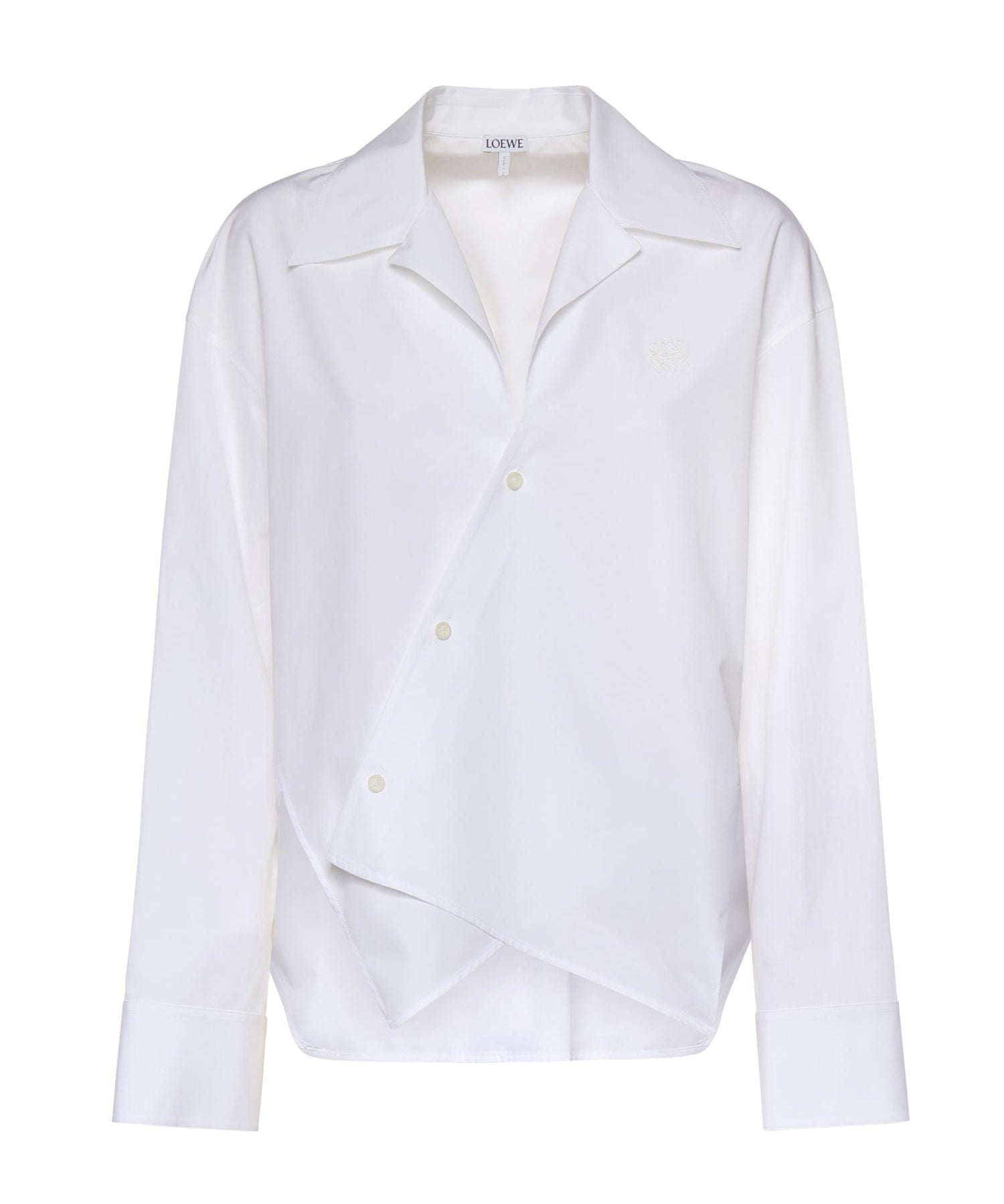 Camicia asimmetrica in cotone S359Y05XEZ 2100 LOEWE 