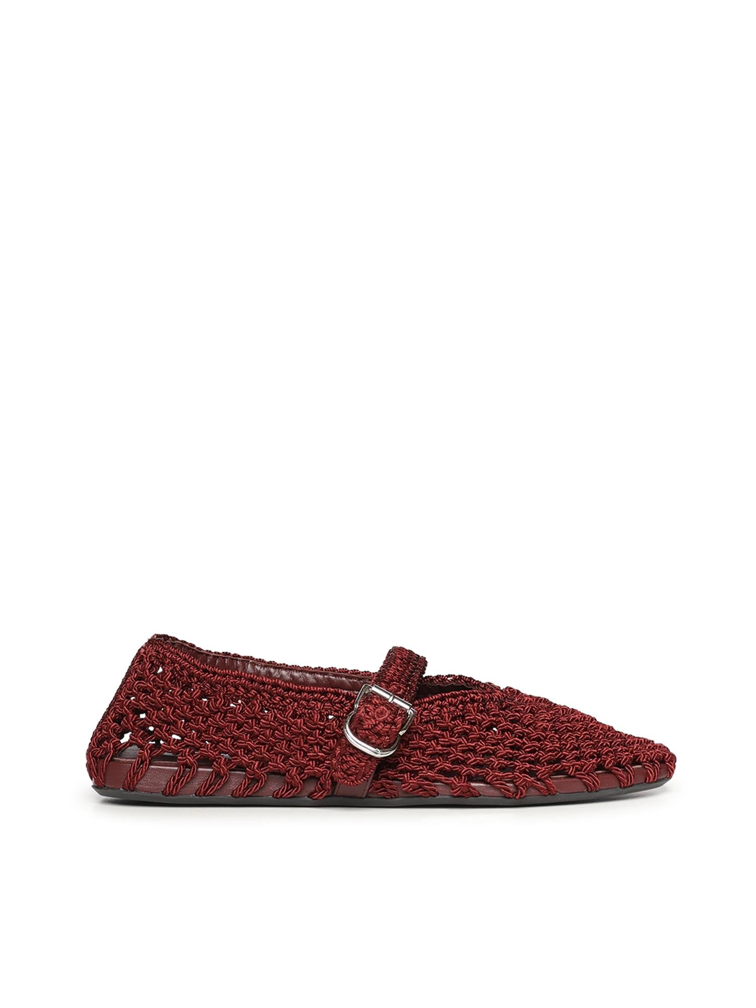 Ballerine flat in cordino di satin AA3A029I202 332 ALAIA 