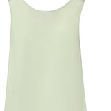 Top a canotta in seta sand wash 104670 A2T7S86 PINKO 