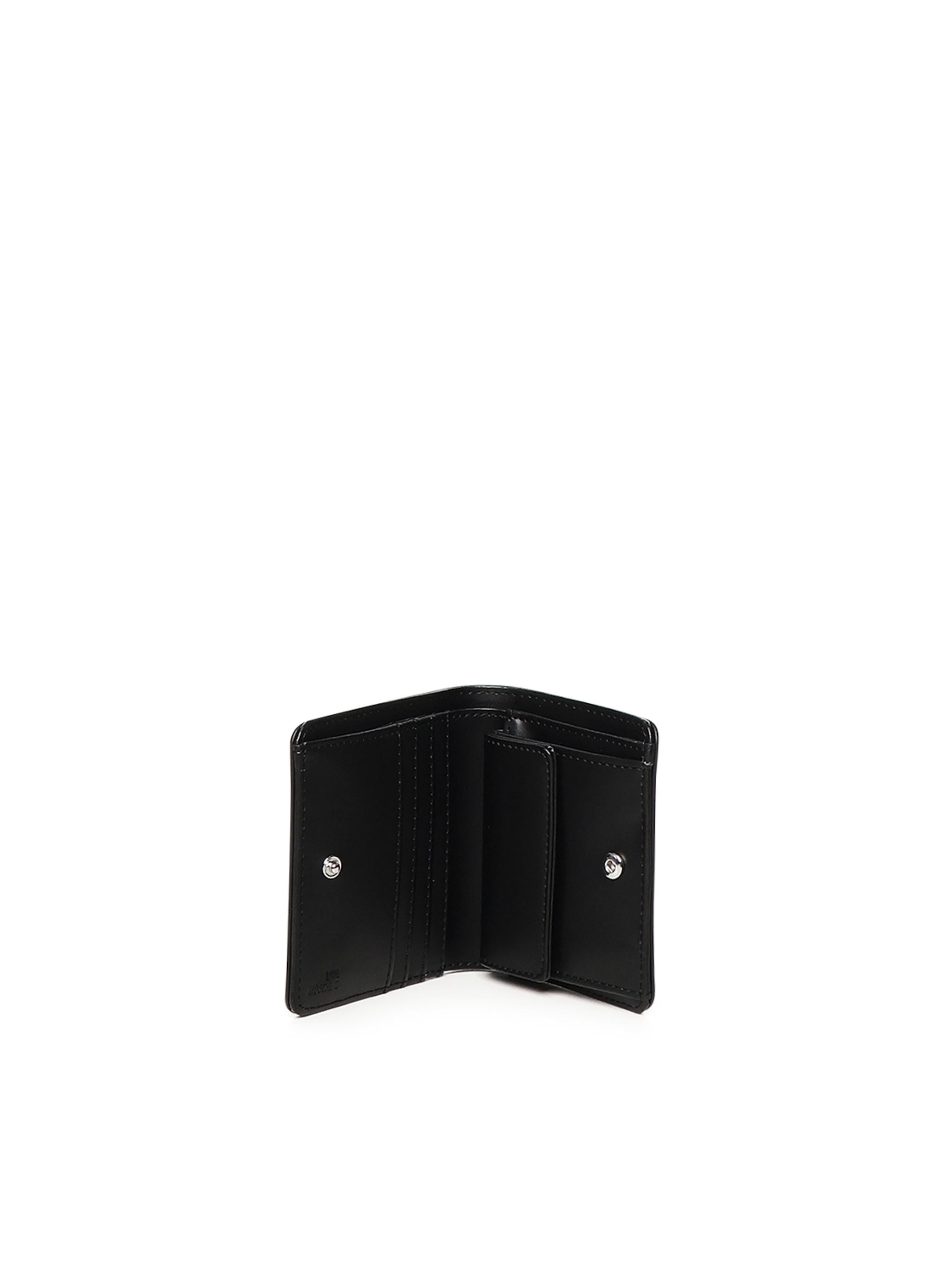 Portafoglio piccolo con logo JC5612PP1MKD0 00B LOVE MOSCHINO 