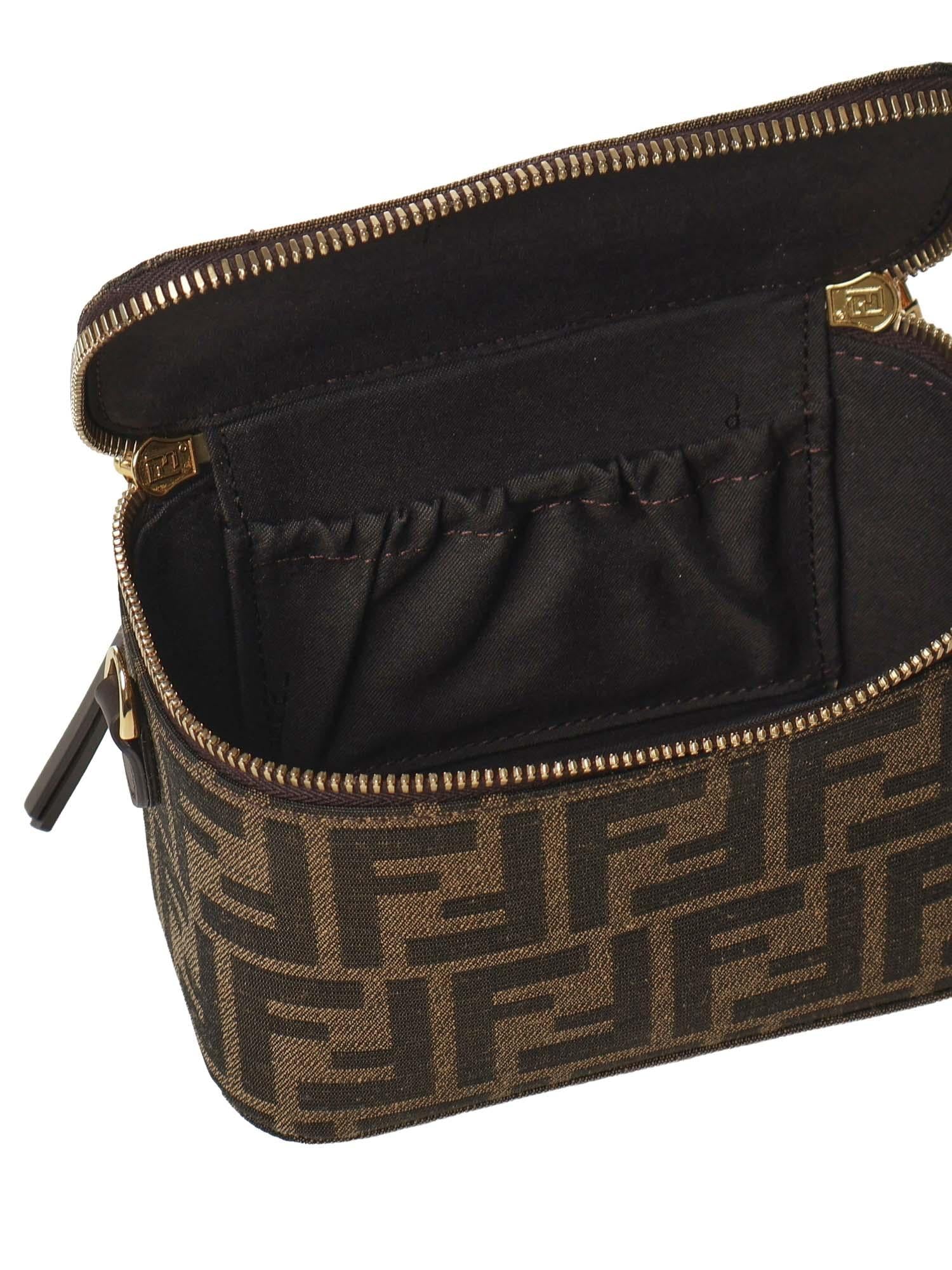 Minibag in tessuto FF jacquard 8BS108 AFPMF1GL7 FENDI 