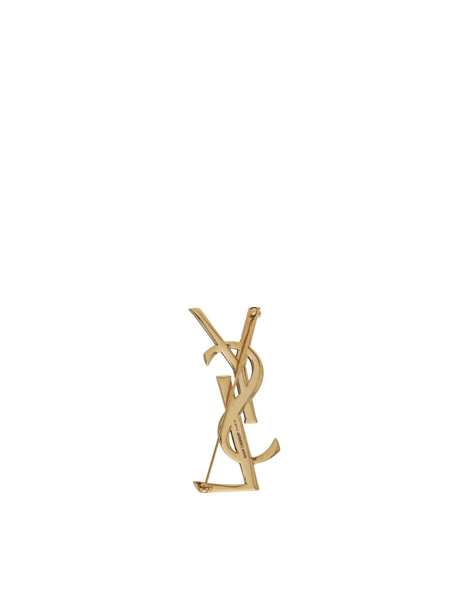 Spilla serpente Cassandre in metallo 700582 Y15008204 SAINT LAURENT 