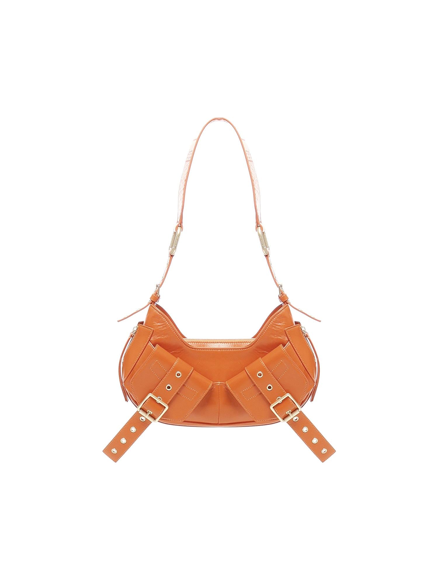 Borsa a spalla Y2K.001 FBBP70001STR -ARANCIO/ORO BIASIA 