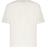 T-shirt Slogan Hibiscus in cotone JTS292CO002 OW Drôle de Monsieur 