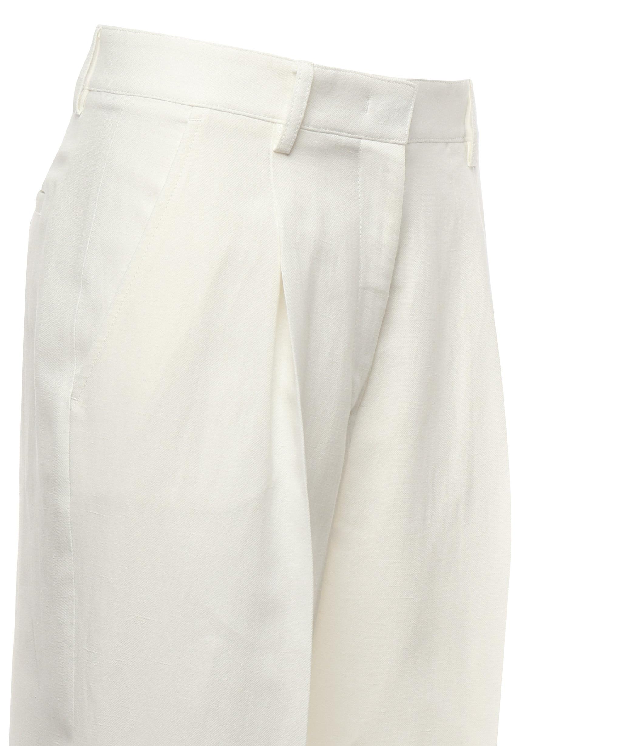 Pantaloni palazzo in lino 104869 A2HAZ05 PINKO 