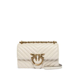 Borsa piccola a tracolla Love Bag One Chevron 100074 A0GKZ14Q PINKO 