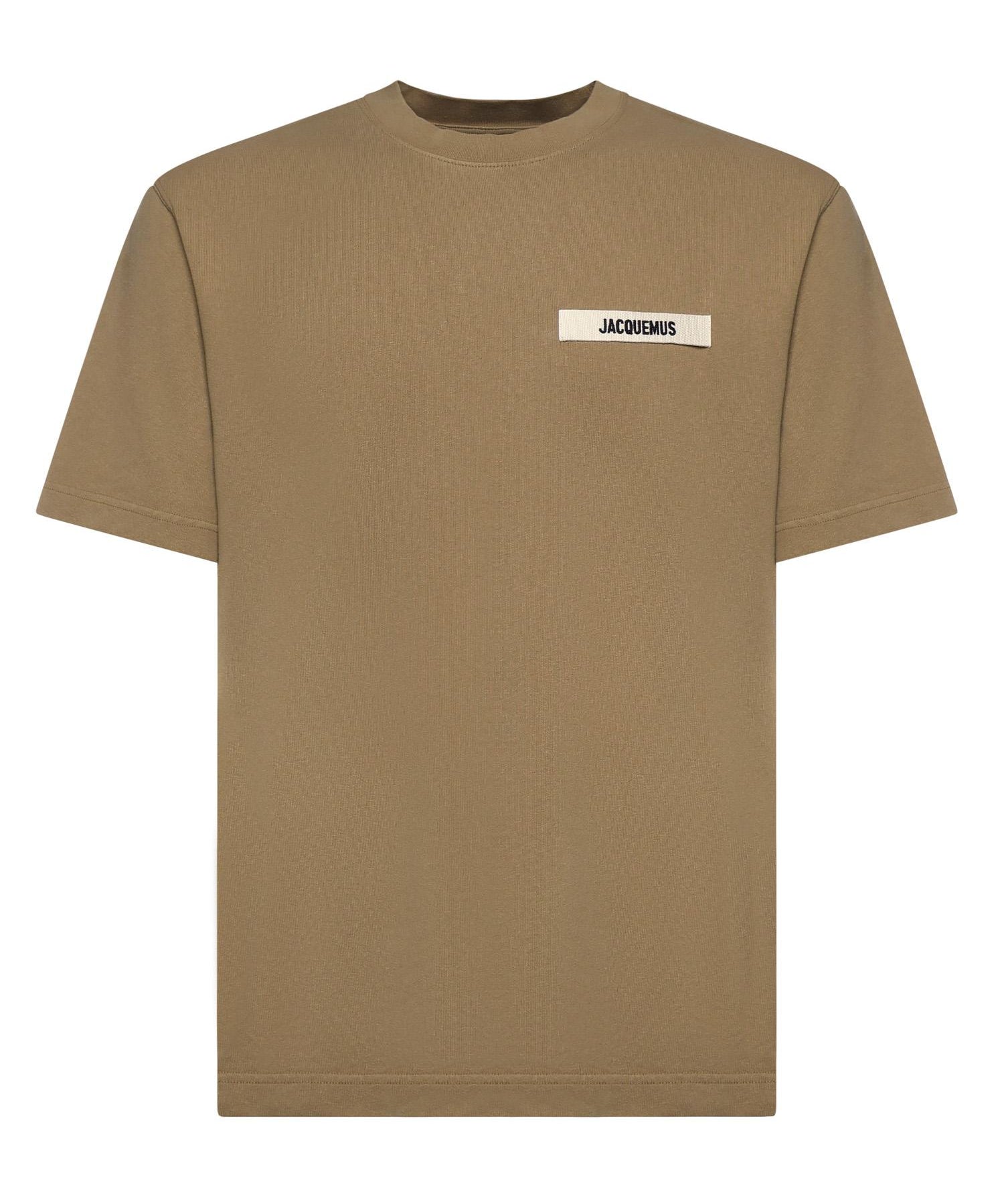 T-shirt in cotone con logo TSM00133AJ00226 180 JACQUEMUS 