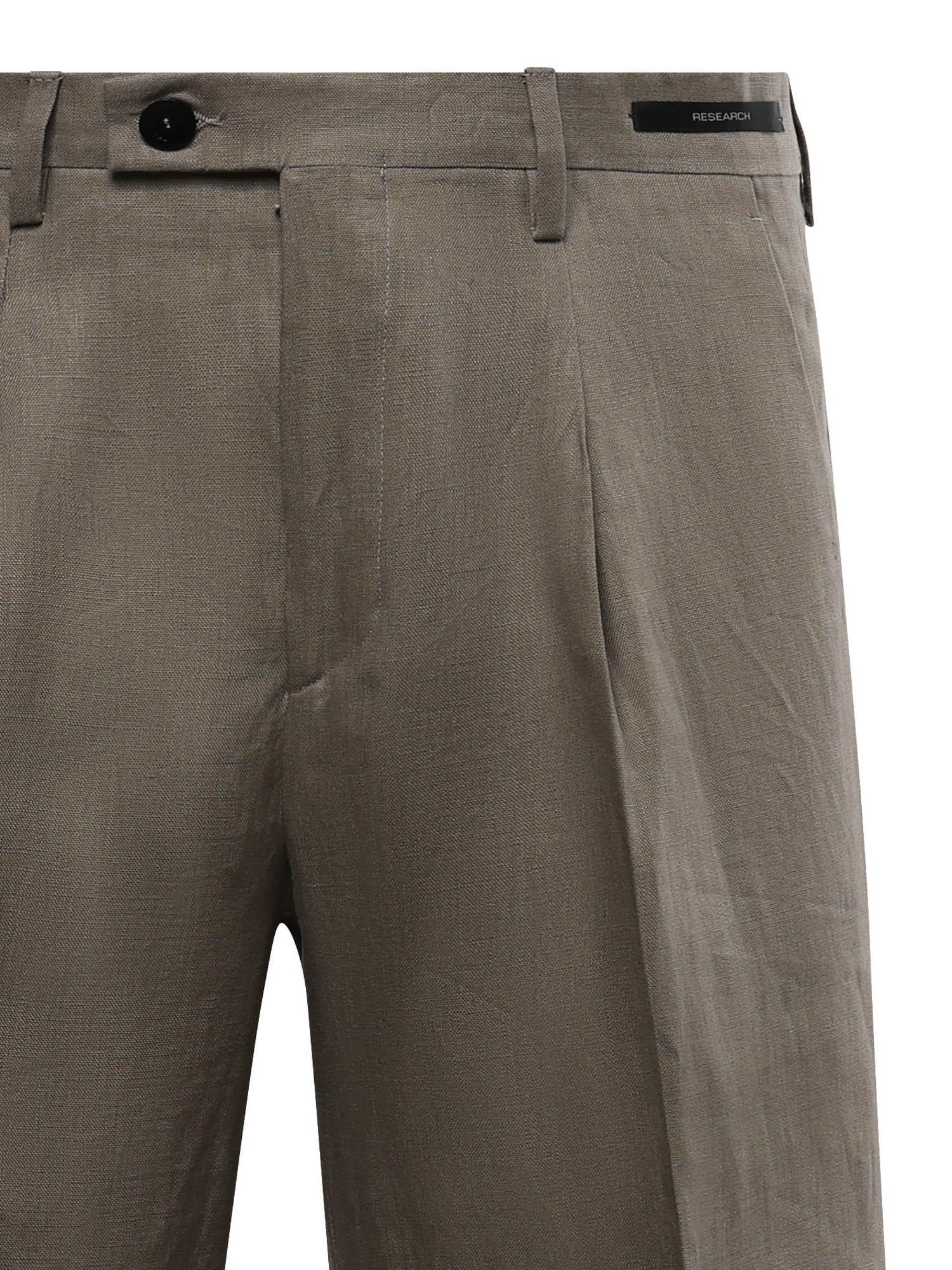 Bermuda Harry in lino con pince MCHAR3259S26B 880 MICHAEL COAL 