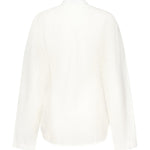 Camicia arrotondata in misto lino AA9C0988W069B 000 ALAIA 