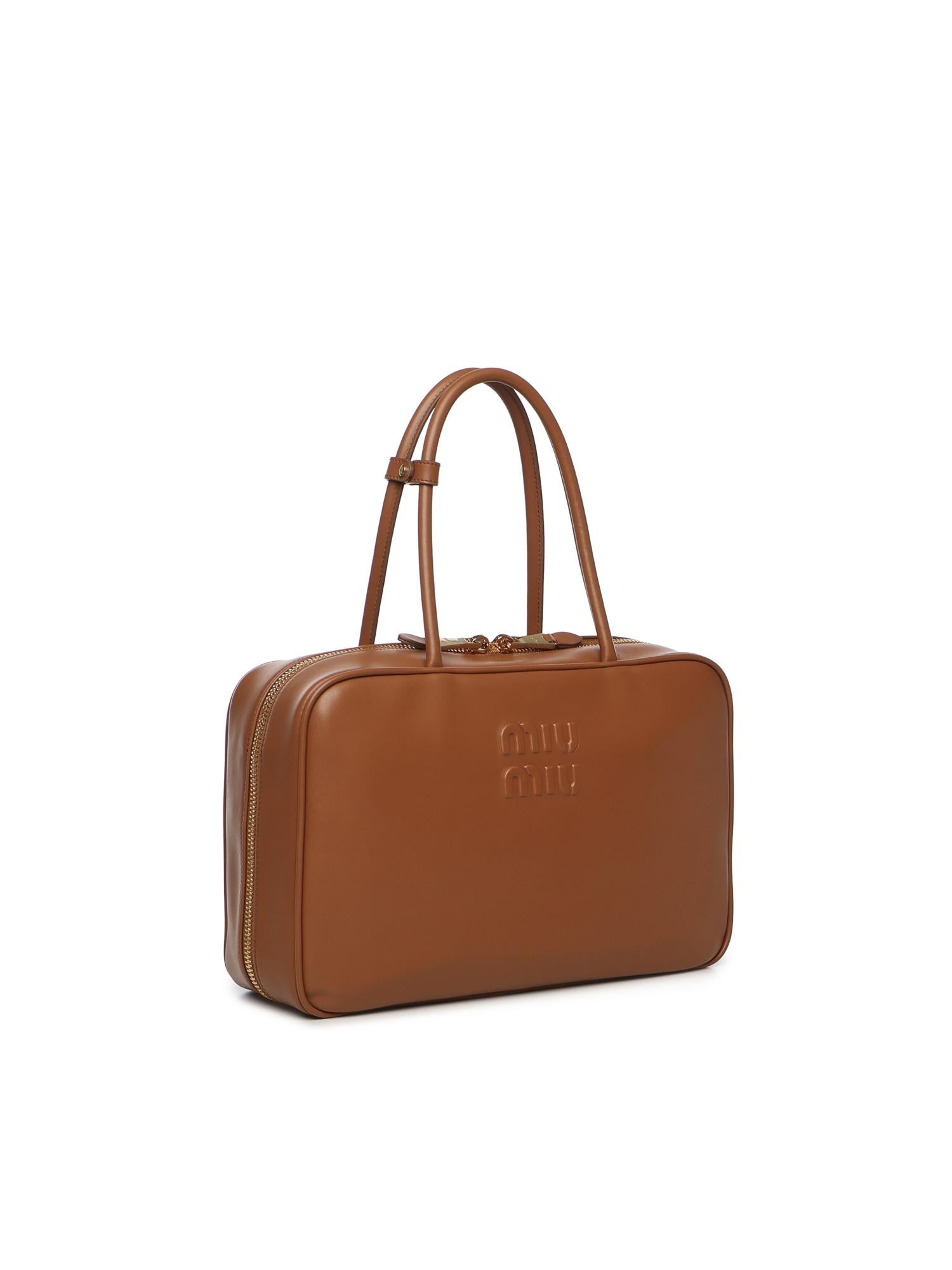 Borsa Beau in pelle<BR/> 5BB117 2CRWF0046 MIU MIU 