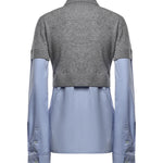 Cardigan-camicia in maglia 6K1237 3S26581262 STELLA McCARTNEY 