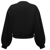 Felpa cropped con logo 105510 A2RBZ99 PINKO 