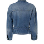 Giubbino in denim con cintura 106389 A341PJV PINKO 