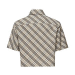 Camicia cropped Check 8101121 C1849 BURBERRY 