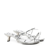 Sandali Petal in pelle di vitello metallizzata LPET465X04 1160 LOEWE 